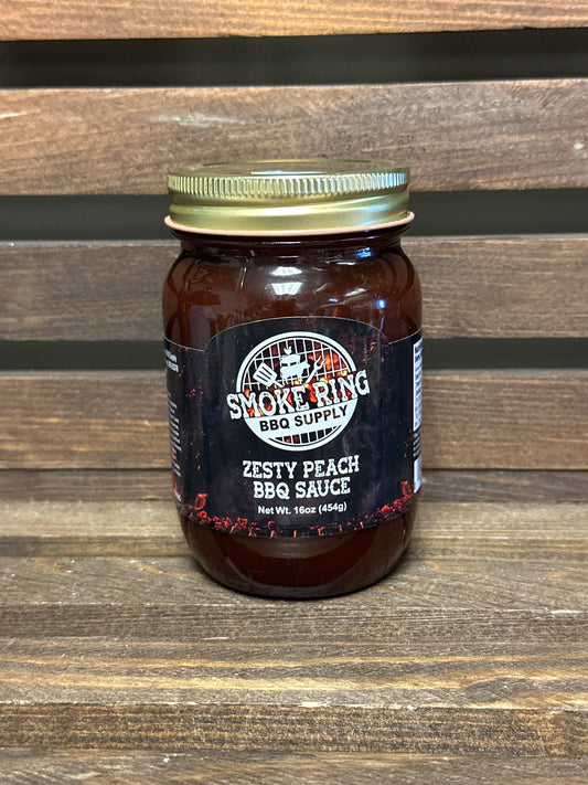 Zesty Peach BBQ Sauce - Smoke Ring