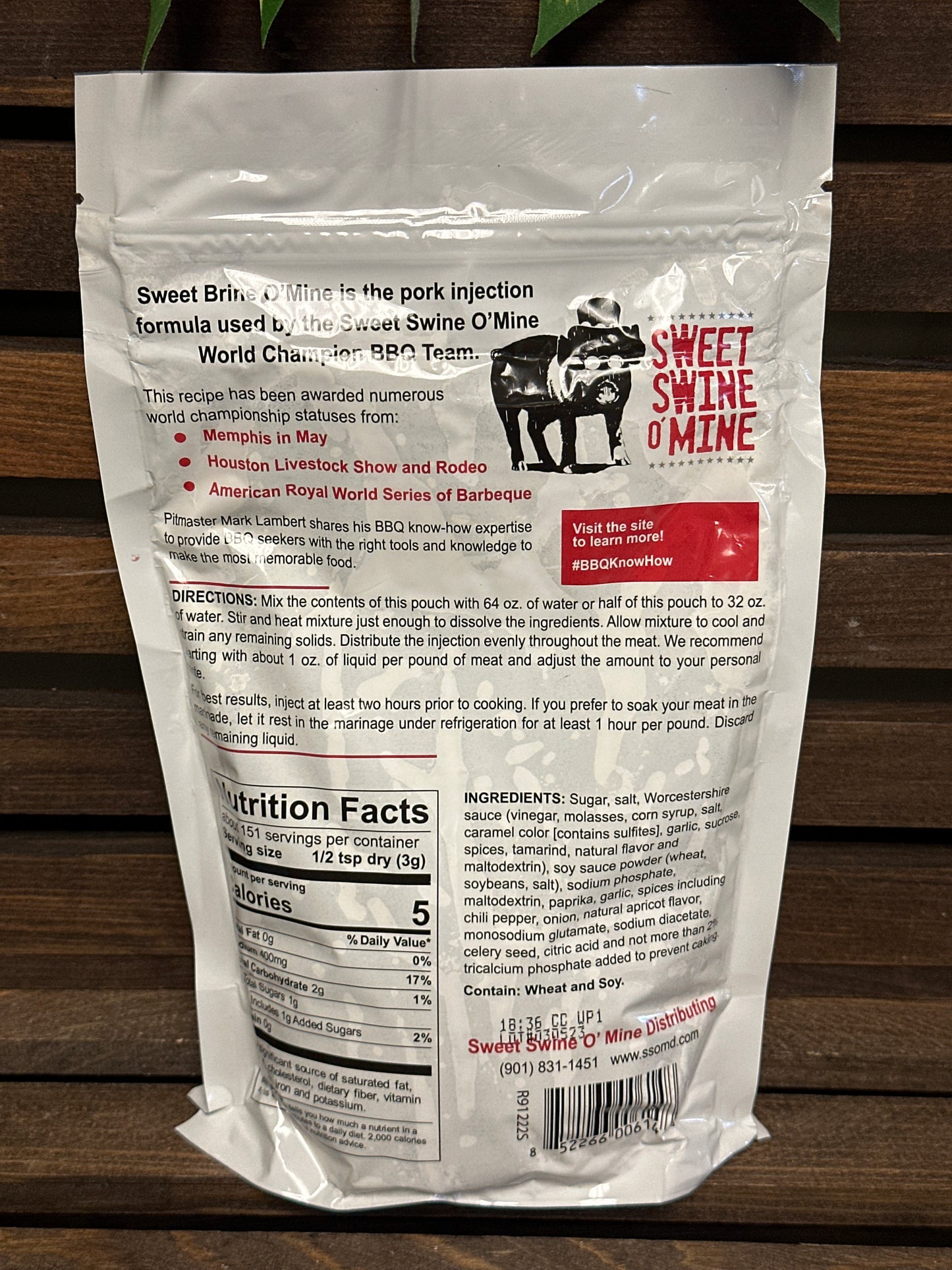 Sweet Brine O' Mine 16 oz pouch