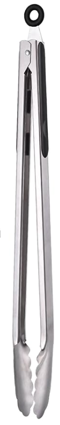 Soft Grip Stainless Steel Tongs 19.5"