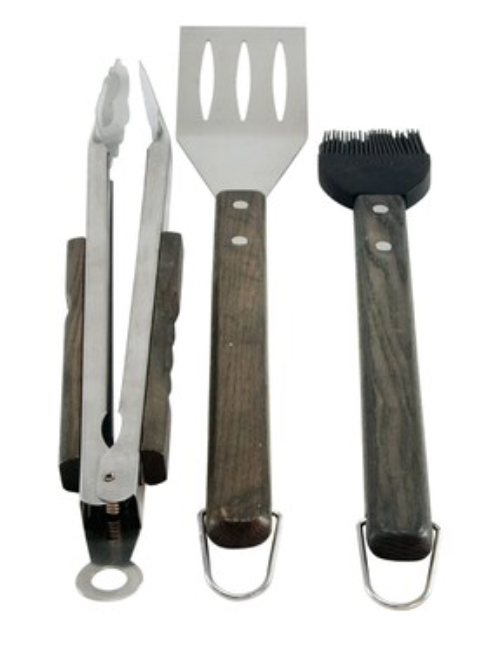 Oval Pro Chef™ 3- Piece BBQ Tool Set