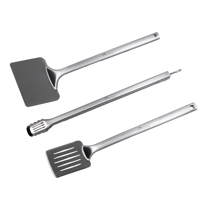 Long Neck 3 Piece Grill Utensil Set - Recteq