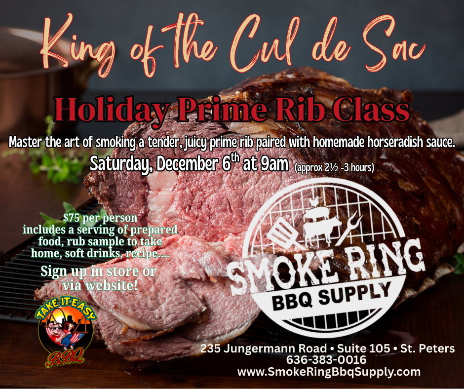 Prime Rib Class 12/6/2025 9am