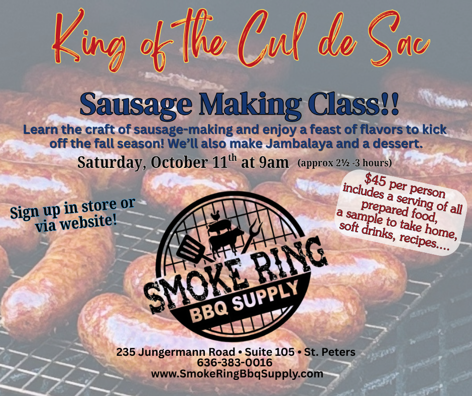 Sausage Making Class - 10/11/25 9am