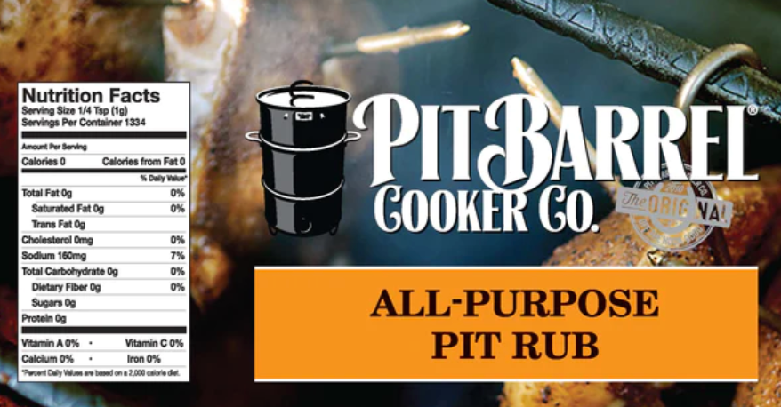 PIT BARREL ALL-PURPOSE PIT RUB 2.5 LB. BAG