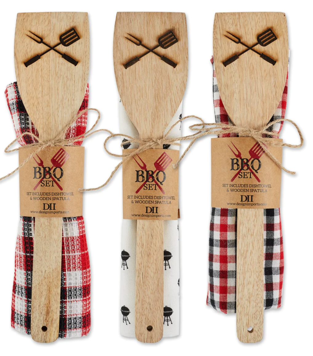 BBQ Dishtowel & Spatula Gift Set