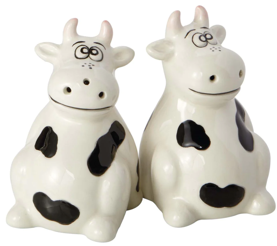 Cows Ceramic Salt & Pepper Shakers