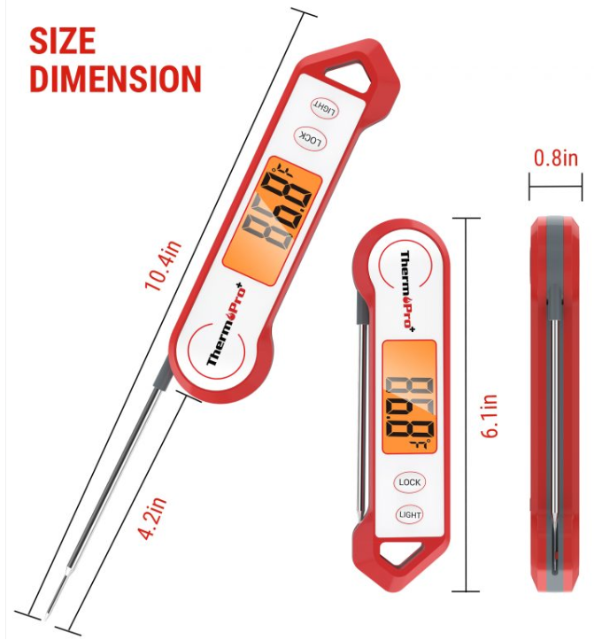 ThermoPro TP19HW Waterproof Digital Meat Thermometer